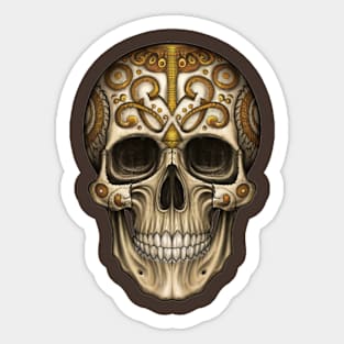 Decorative Skull Sticker